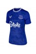 Everton Ashley Young #18 Voetbaltruitje Thuis tenue Dames 2024-25 Korte Mouw